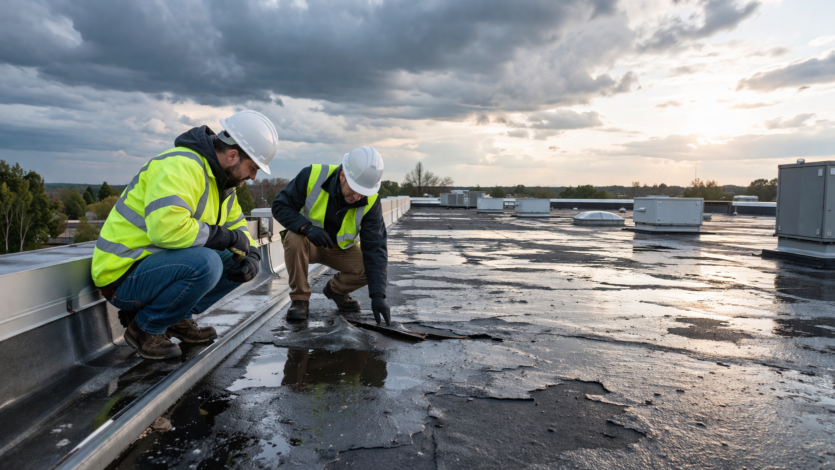 Post Storm Commercial Roofing Assessment